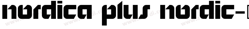 Nordica Plus Nordic字体转换